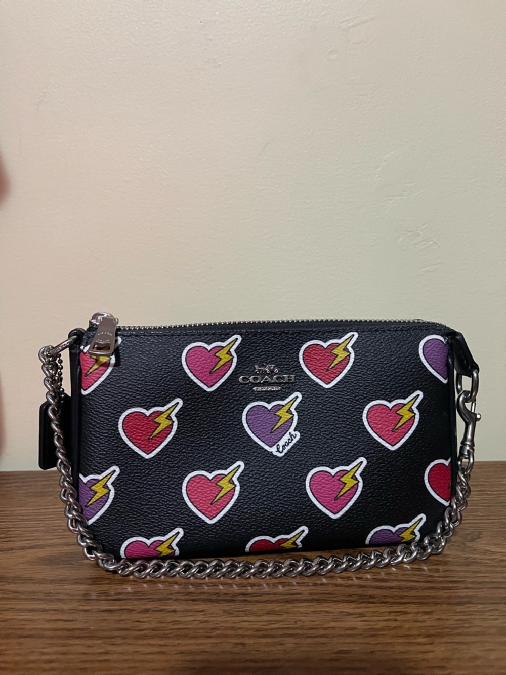 Coach Nolita 19 With Heart Bolt Print - Picture 4 of 6